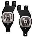Front, Driver and Passenger Side Fog Lights, With Bulb(s), Halogen