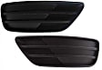 Front, Driver and Passenger Side Fog Light Cover, Primed, Sedan