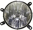 Front, Driver and Passenger Side Fog Lights, With Bulb(s), Halogen