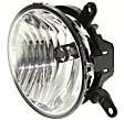 Front, Driver and Passenger Side Fog Lights, With Bulb(s), Halogen