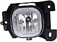 Front, Driver and Passenger Side Fog Lights, With Bulb(s), Halogen