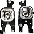 2008 Ford F-250 Super Duty - Front, Driver and Passenger Side Halogen Fog Light, With bulb(s)
