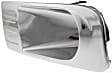 Front, Driver and Passenger Side Fog Light Trims, Chrome