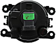 Front, Driver and Passenger Side Fog Lights, With Bulbs, Halogen, Standard Type, CAPA CERTIFIED
