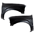 Front, Driver and Passenger Side Fenders, CAPA CERTIFIED