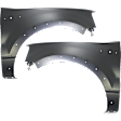 Front, Driver and Passenger Side Fenders