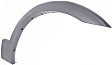 Fender Flares - Front, Driver and Passenger Side, Rear Section, Primed, Clip-On Style For Easy, No-Hassle Installation