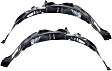 Front, Driver and Passenger Side, Fender Liner