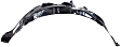 Front, Driver and Passenger Side, Fender Liner
