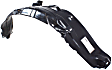 Front, Driver and Passenger Side, Fender Liner