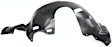 Front, Driver and Passenger Side, Fender Liner