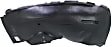 Front, Driver and Passenger Side, Rear Section, Fender Liner