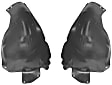 Front, Driver and Passenger Side, Rear Section, Fender Liner