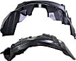 Front, Driver and Passenger Side, Fender Liner