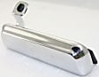 Front, Driver and Passenger Side Chrome Exterior Door Handle, Without Key Hole
