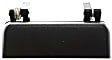 Front, Driver and Passenger Side Black Exterior Door Handle, Without Key Hole