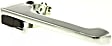 Front, Driver and Passenger Side Exterior Door Handles, Chrome, Driver Side - With Key Hole; Passenger Side - Without Key Hole