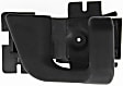 Front, Driver and Passenger Side Interior Door Handles, Textured Black, Without Door Lock Hole