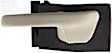 1992-1997 Ford Crown Victoria - Front or Rear, Driver and Passenger Side Beige Interior Door Handle, Without Door Lock Hole, Sedan