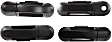 2002-2010 Mercury Mountaineer - Front and Rear, Driver and Passenger Side Smooth Black Exterior Door Handle, Front Driver Side - With Key Hole; Front Passenger Side and Rear Driver and Passenger Side - Without Key Hole