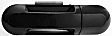 2002-2010 Mercury Mountaineer - Front and Rear, Driver and Passenger Side Smooth Black Exterior Door Handle, Front Driver Side - With Key Hole; Front Passenger Side and Rear Driver and Passenger Side - Without Key Hole