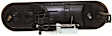 2002-2010 Mercury Mountaineer - Front and Rear, Driver and Passenger Side Smooth Black Exterior Door Handle, Front Driver Side - With Key Hole; Front Passenger Side and Rear Driver and Passenger Side - Without Key Hole
