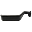 Front and Rear, Driver Side Interior Door Handles, Black, Without Door Lock Hole