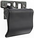 Front and Rear, Driver and Passenger Side Interior Door Handles, Textured Black, Without Door Lock Hole