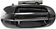 2015 Ford Expedition - Front and Rear, Driver and Passenger Side Smooth Black Exterior Door Handle, Front Driver Side - With Key Hole; Front Passenger Side and Rear Driver and Passenger Side - Without Key Hole