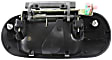 2015 Ford Expedition - Front and Rear, Driver and Passenger Side Smooth Black Exterior Door Handle, Front Driver Side - With Key Hole; Front Passenger Side and Rear Driver and Passenger Side - Without Key Hole