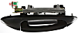 2015 Ford Expedition - Front and Rear, Driver and Passenger Side Smooth Black Exterior Door Handle, Front Driver Side - With Key Hole; Front Passenger Side and Rear Driver and Passenger Side - Without Key Hole