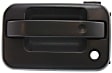 2004-2008 Ford F-150 - Front and Rear, Driver and Passenger Side Exterior Door Handles, Textured Black, Front Driver and Passenger Side - With Key Hole; Rear Driver and Passenger Side - Without Key Hole