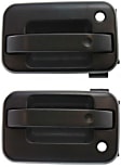 2005 Ford F-150 - Front, Driver and Passenger Side Textured Black Exterior Door Handle, With Key Hole