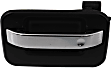 2014 Ford F-150 - Front and Rear, Driver and Passenger Side Chrome Lever with Primed Bezel Exterior Door Handle, Front Driver Side - With Key Hole; Front Passenger Side and Rear Driver and Passenger Side - Without Key Hole, Crew Cab Pickup