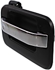 2014 Ford F-150 - Front and Rear, Driver and Passenger Side Chrome Lever with Primed Bezel Exterior Door Handle, Front Driver Side - With Key Hole; Front Passenger Side and Rear Driver and Passenger Side - Without Key Hole, Crew Cab Pickup