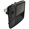 Front and Rear, Driver and Passenger Side Primed Exterior Door Handle, Front - With door lock hole; Rear - Without door lock hole
