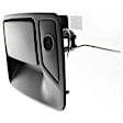 Front, Driver Side and Rear, Driver and Passenger Side Primed Exterior Door Handle, Front - With door lock hole; Rear - Without door lock hole