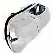 2007-2010 Ford Explorer Sport Trac - Front and Rear, Driver and Passenger Side Exterior Door Handles, Chrome, Driver Side - With Key Hole; Passenger Side - Without Key Hole