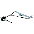 Front, Driver and Passenger Side Power Window Regulator, With Motor