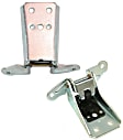 Front Driver and Passenger Side Door Hinge, Upper, Chrome