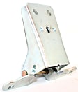 Front Driver and Passenger Side Door Hinge, Upper, Chrome