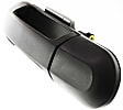 2002-2010 Mercury Mountaineer - Front and Rear, Driver and Passenger Side Textured Black Exterior Door Handle, Front Driver Side - With Key Hole; Front Passenger Side and Rear Driver and Passenger Side - Without Key Hole
