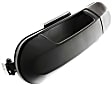 2002-2010 Mercury Mountaineer - Front and Rear, Driver and Passenger Side Textured Black Exterior Door Handle, Front Driver Side - With Key Hole; Front Passenger Side and Rear Driver and Passenger Side - Without Key Hole
