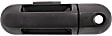 2002-2010 Mercury Mountaineer - Front and Rear, Driver and Passenger Side Textured Black Exterior Door Handle, Front Driver Side - With Key Hole; Front Passenger Side and Rear Driver and Passenger Side - Without Key Hole