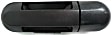 2002-2010 Mercury Mountaineer - Front and Rear, Driver and Passenger Side Textured Black Exterior Door Handle, Front Driver Side - With Key Hole; Front Passenger Side and Rear Driver and Passenger Side - Without Key Hole