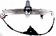 Rear, Driver and Passenger Side Power Window Regulator, Without Motor