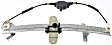Rear, Driver and Passenger Side Power Window Regulator, Without Motor