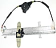Rear, Driver and Passenger Side Power Window Regulator, Without Motor