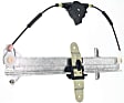 Rear, Driver and Passenger Side Power Window Regulator, Without Motor