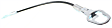 Driver and Passenger Side Tailgate Cables, 17.3 in. Overall Length